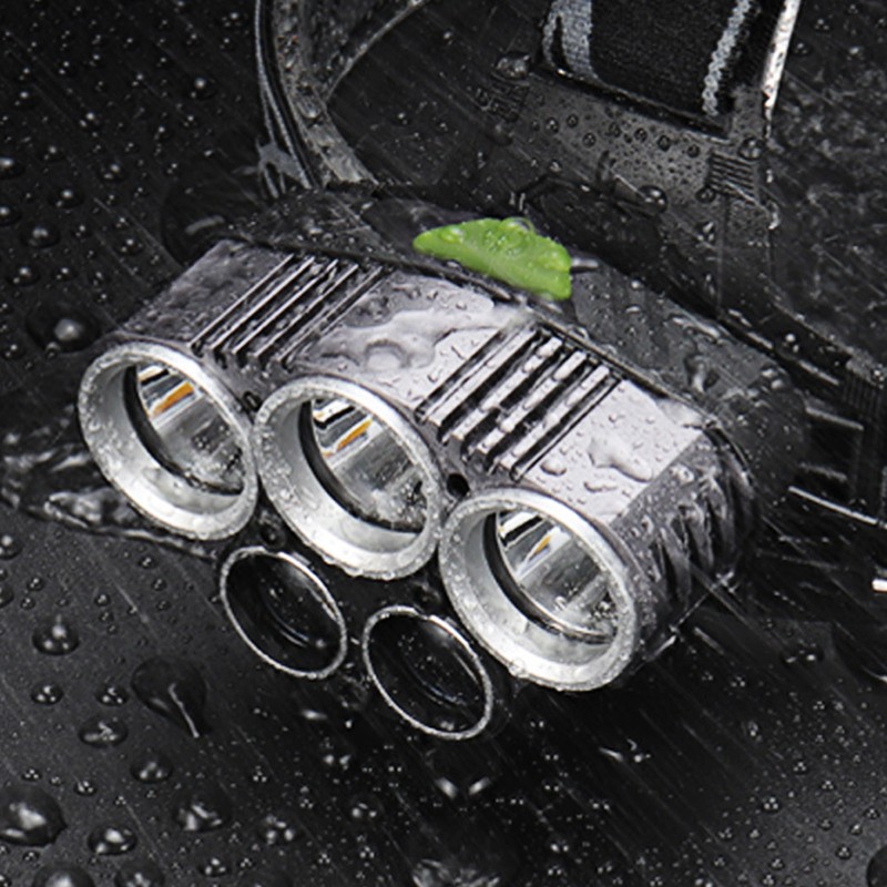 Rechargeable LED Headlamp Adjustable Angle Head Flashlight Bike Light Fishing