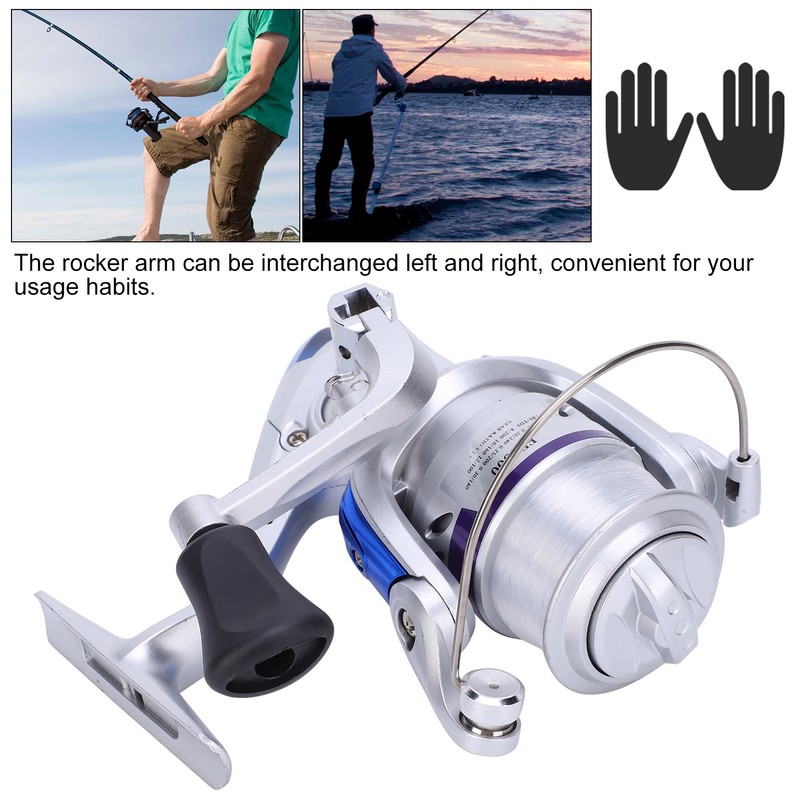 Portable Fishing Reel Casting Rods with Fish Wire Spinning Reel