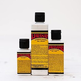 Alpha 6 Corporation Alphanamel Enamel Paint, Huge Variety of Colors, Multiple Sizes, Professional Striping/Lettering Paint (Alpha White, 5 oz)