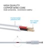 Power Extension Cable 100ft 5.5mm x 2.1mm 12 Volt Male
