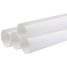 RecPro RV Patio Awning Cover Kit | 50" Segments Overlap to Protect Awning Fabric | White, Gray, or Tan | Kits Up to 24 Feet | Made in USA (4-pc - Fits Awnings up to 16ft, White)