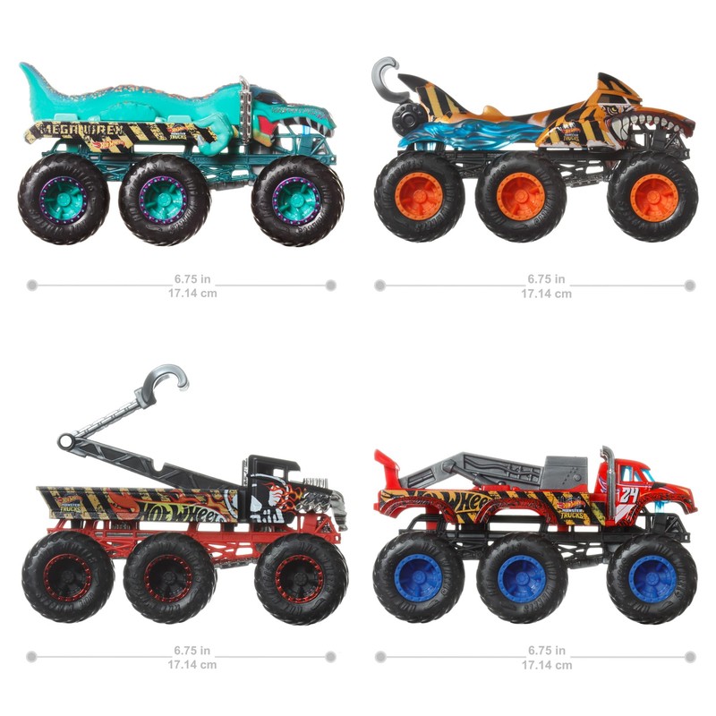 Hot Wheels Hot Wheels Monster Trucks Big Rigs, 1:64 Scale
