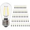 Banord 50 Pack Dimmable 2W S14 Replacement LED Bulbs, 2700K