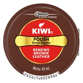 KIWI Oil-Based Shoe Cream, For Brown, 1.5 fl oz (45 ml)