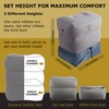 Inflatable Foot Rest for Airplane Travel – Easy to Use