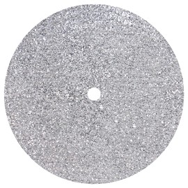 SY Super Bang Christmas Tree Skirt, Sequins Tree Skirts for Xmas Tree Decorations and Ornaments, Christmas Decor for Holiday Party Birthday Thanksgiving - Silver Grey, 43"/110CM.
