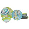Certified International Deep Sea 12 pc Melamine Dinnerware Set, Service