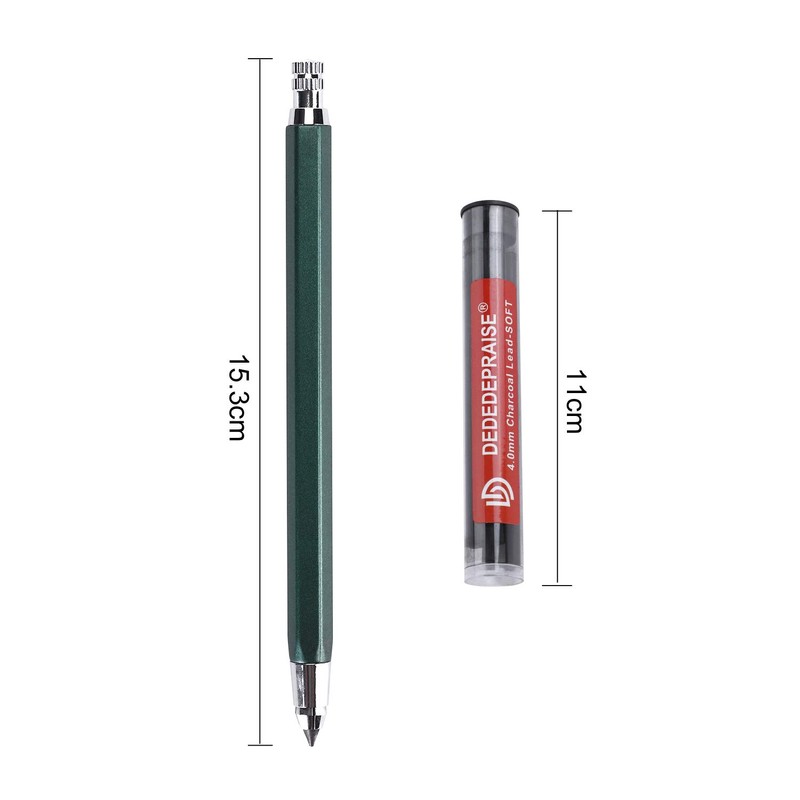 Mechanical Pencil, Sketch Pencil, Interchangeable Leads, 0.2 inch (4 mm)