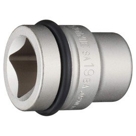 Tone 8A-19BA Impact Inner Socket, 1 inch (25.4 mm) Drive, Width 0.7 inches (19 mm)