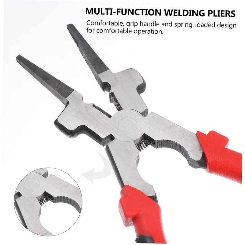 Outanaya Welding Auxiliary Tool Multi Function Pliers with Insulated Handle