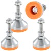 TERMATH Heavy Duty 2000 lb Capacity Stainless Steel Adjustable Leveling