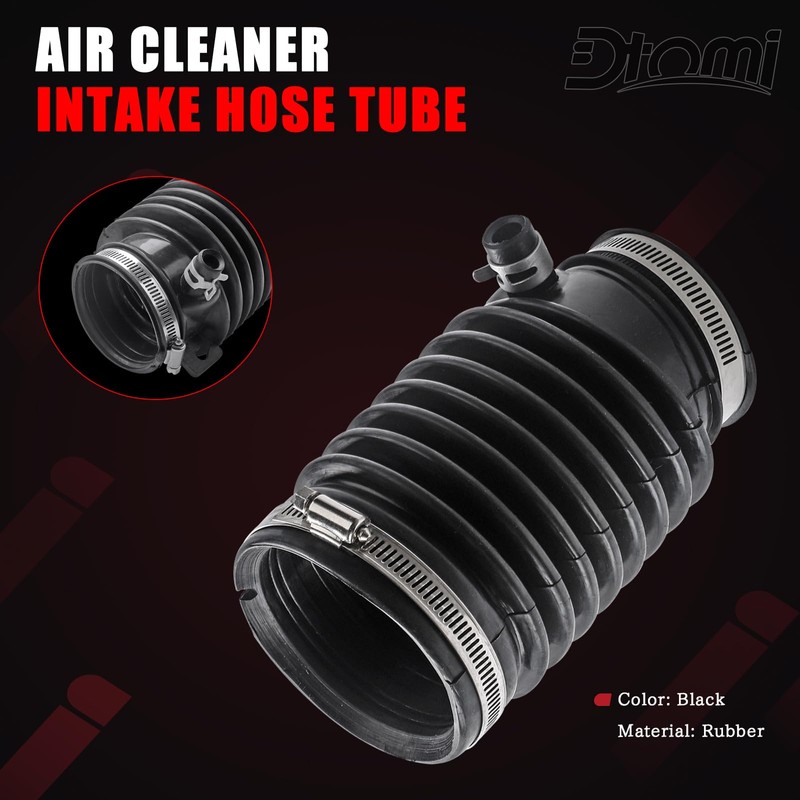 Engine Air Intake Hose w/Clamps Compatible With Honda Acura Vehicle