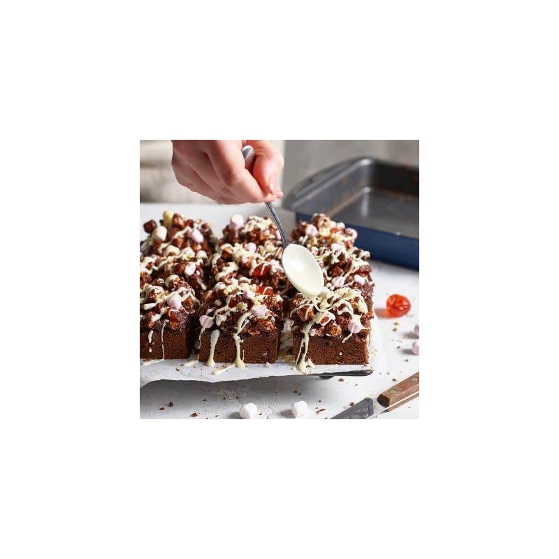 lakeland Non-Stick Loose Based 20cm Square Baking Tin – Easy