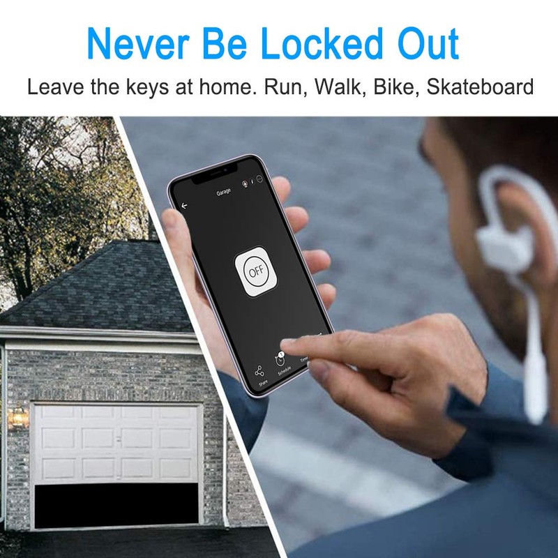 Newgoal Wireless Garage Door Smart Timer Opener Remote Control. Compatible