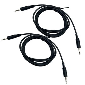 Seadream 2Pack 3.5mm Mono Cable - 3.5mm 1/8" TS Monaural Mini Mono Audio Plug Jack Connector Male to Male Cable,12V Trigger, IR Infrared Sensor Receiver Extension Extender, (5FT 2Pack)