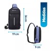Bluelander Mochila Cruzada Pechera Bandolera Antirrobo Usb Moda Casual