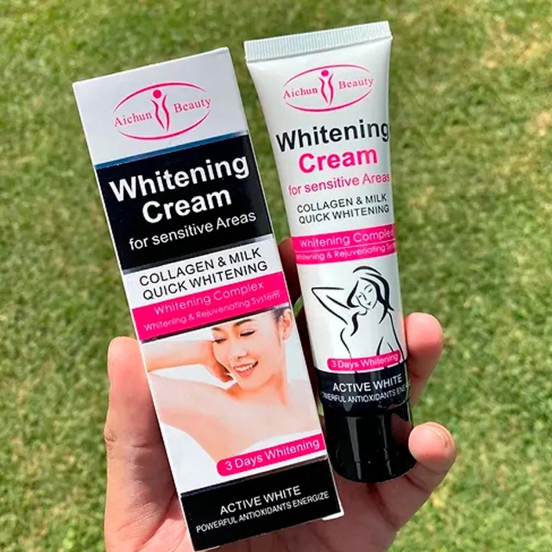 Crema Aclaradora Cara Axilas Codos Cuello Rodillas Genitales Rosas