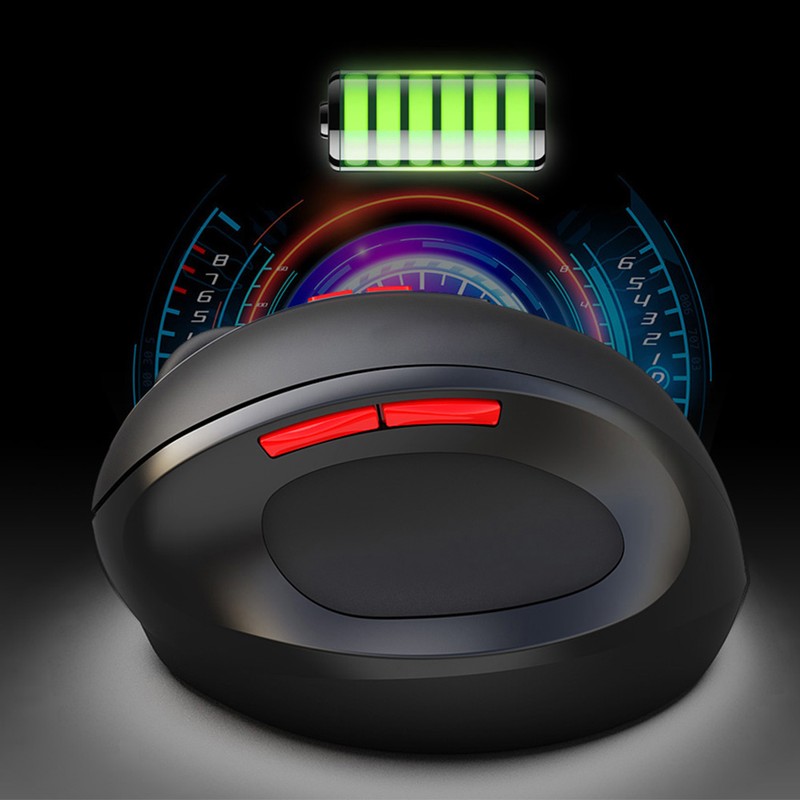 HXSJ T31 Vertical 2.4G Wireless Mouse Rechargeable USB Mouse with