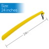 RMS 2 Pack Extra Long Handled Shoe Horn with Curved