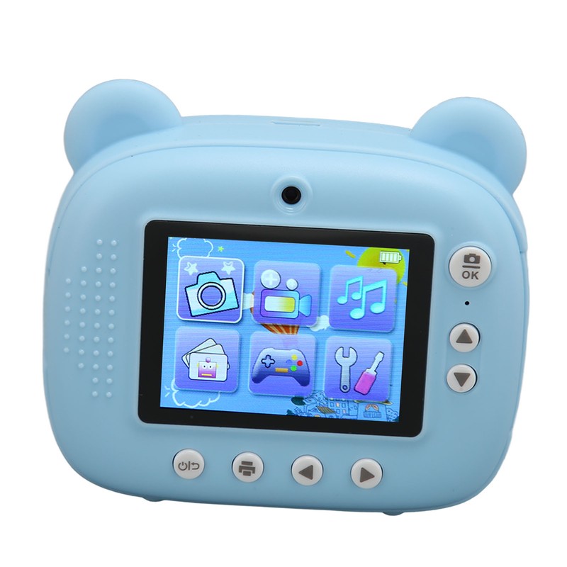 Instant Camera 2.4in IPS Screen Dual 24MP Camera USB Charge
