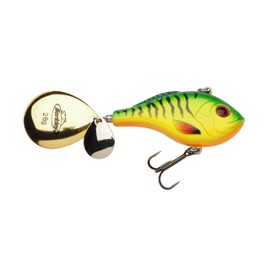 Berkley Pulse Spintail XL | Multiple Spinning Blades for Pike, Zander and Large Bass | Vibrating Tail Spinner Jigging Bait | Freshwater Predator Fishing | 8 cm, Kinkuro