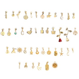 Add-on Charms, Initial, Zodiac, Birthstone, Heart, Moon, Sun, Stainless Steel Charms for Bracelets, Valentine’s Day Gift for Her – Add-on-charms