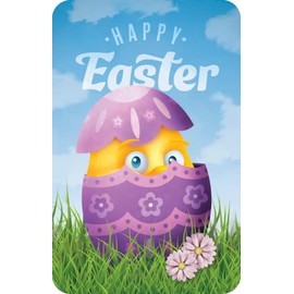Moments With The Book Happy Easter! (Motion Gospel Tract Card - Packet of 50 - NKJV)