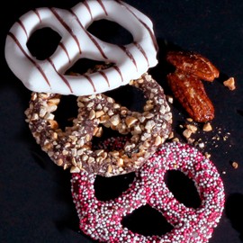 Birthday Pretzels - 12 pieces - Gourmet Pretzel Gift Basket - Happy Birthday Vegan Gifts