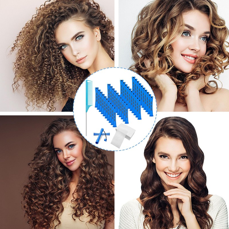40 PCS Perm Rods 30 PCS Perm Papers Rat Tail