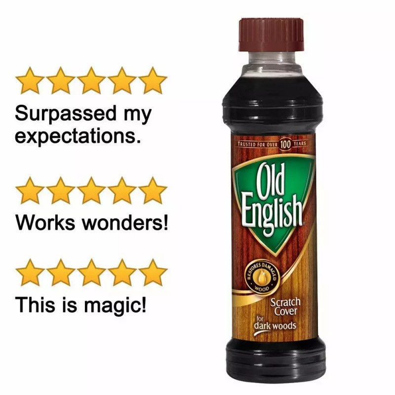 OLD ENGLISH Scratches Nicks Cover For Medium / Dark Woods