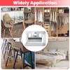 100pcs Stainless Steel Z-Clips (1.73"/44mmx1.22"/31mm) - Wall Panel Fixing Piece,