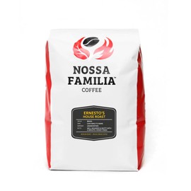 Nossa Familia Brazil Medium-Roast Pour Over Coffee- Fair Trade Whole Coffee Beans- Medium Roast with Low Bitterness- Roasted Whole Coffee Beans- Sourced from Small Peruvian Farms- Ernesto's House 2lb
