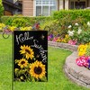DMERBYL Sunflower Garden Flag 12 x 18 Inch Double Sided