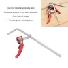 Ratchet Track Clamp 300x60mm Large Clamping Force Self Alignment Ratcheting