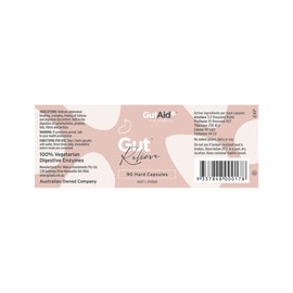 Natural Health Organics GutAid Gut Relieve 90 Capsules