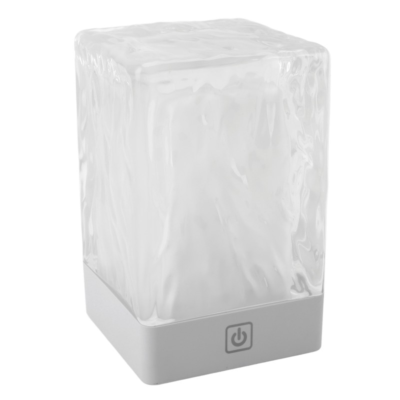 Crystal Table Lamp LED Night Light 3 Level Brightness Touch