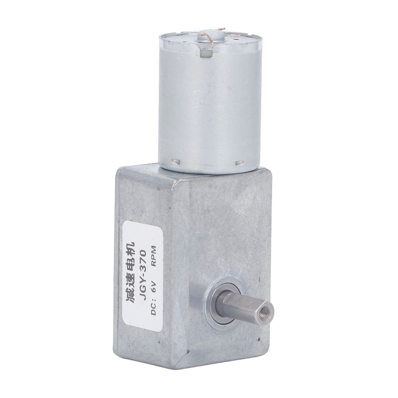 Double Shaft DC Gear Motor 25kg.cm 12mm Self Locking Reversible