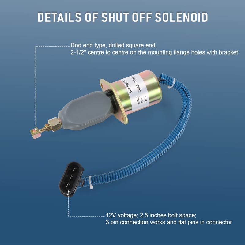 JDMSPEED New Fuel Shut Off Solenoid 3931570 5016244AA Replacement For