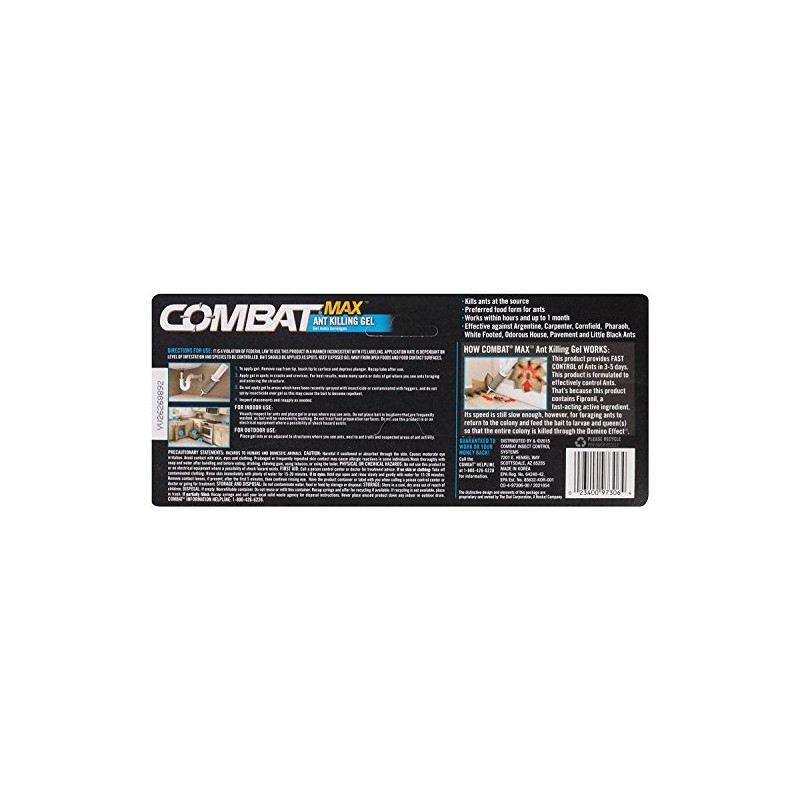Combat Max, Ant Killing Gel, 27 Grams (2 Pack)