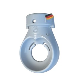 markiso® Awning Crank Ball Eye Grey RAL7035 - Replacement Eyelet for Awning Gears [Made in Germany] - 12 mm Bore - Robust Plastic Eyelet for Ball Hook & Ball Head