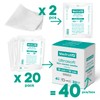 Medrull Non-Woven Sterile Ultra Soft 4-Ply Compresses - 10 x