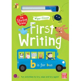 First Writing: Wipe-clean book with pen