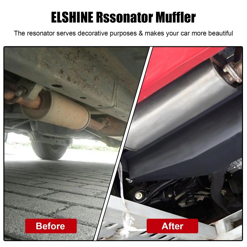 Soundforge 2.5'' Ultra Quiet Muffler Resonator 2.5 in,304s Exhaust Vibrant