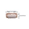 YANTAISIYU 20 Pieces 32mm Hairpieces Snap Clips U Shape Wig
