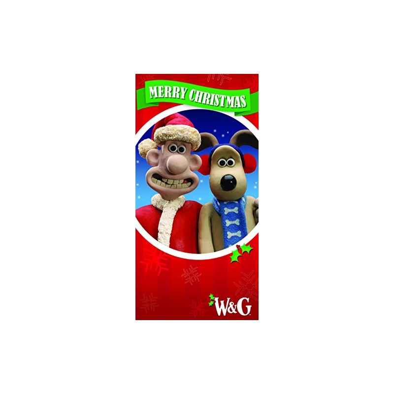 Wallace and Gromit Money Wallet Christmas Card