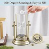 Abooxiu Rotating Hourglass Cremation Urns for Adults - Memorial Keepsake