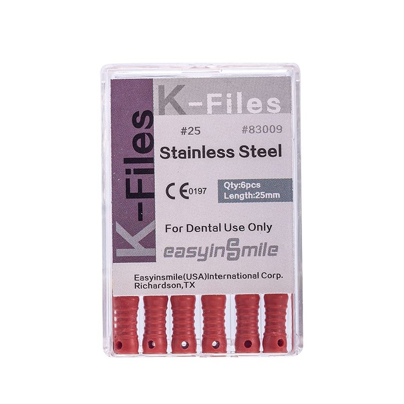 SNAWOP - Archivos dentales de canal radicular de acero inoxidable,
