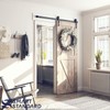 SMARTSTANDARD 5 Feet Heavy Duty Sturdy Sliding Barn Door Hardware
