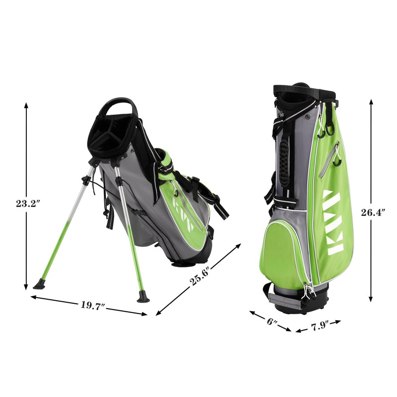KVV Junior Golf Stand Bag, Lightweight Golf Stand Bag for