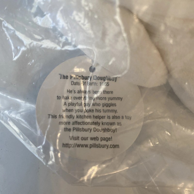 TPC 1997 Pillsbury Doughboy Plush Beanie New In Original Bag